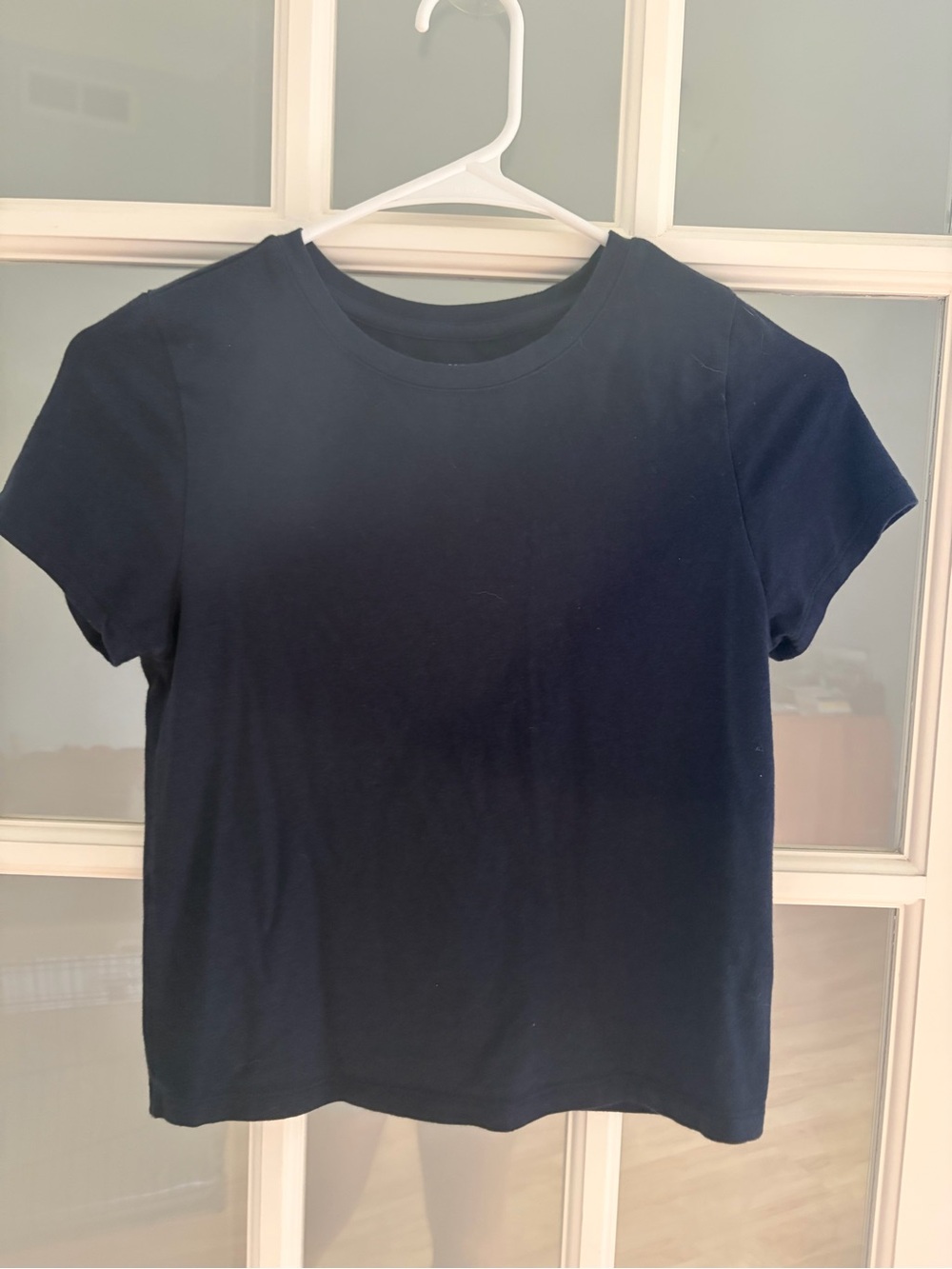 Old Navy Navy Short Sleeve Crewneck Tee - Kids